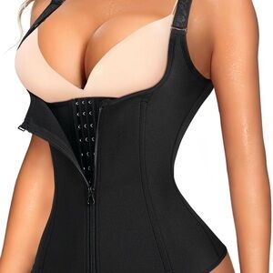 Black Women's Waist Cincher Corset